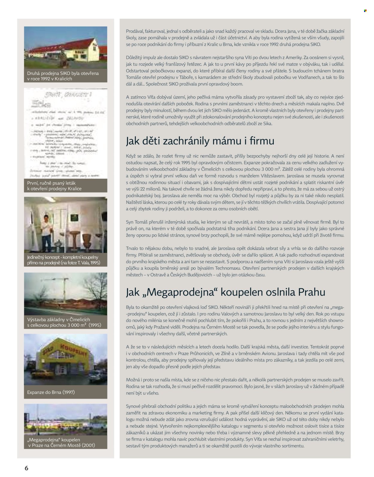 Leták SIKO KOUPELNY. Strana 6