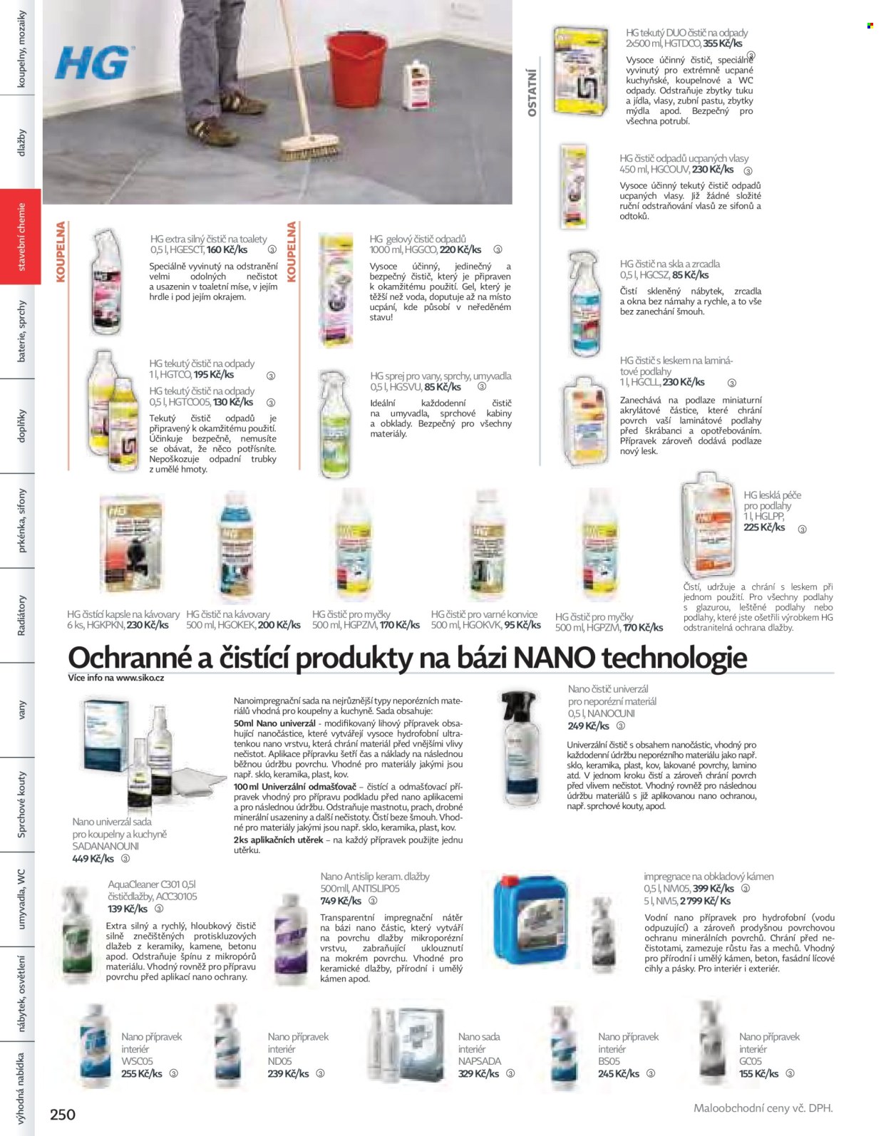 Leták SIKO KOUPELNY. Strana 250