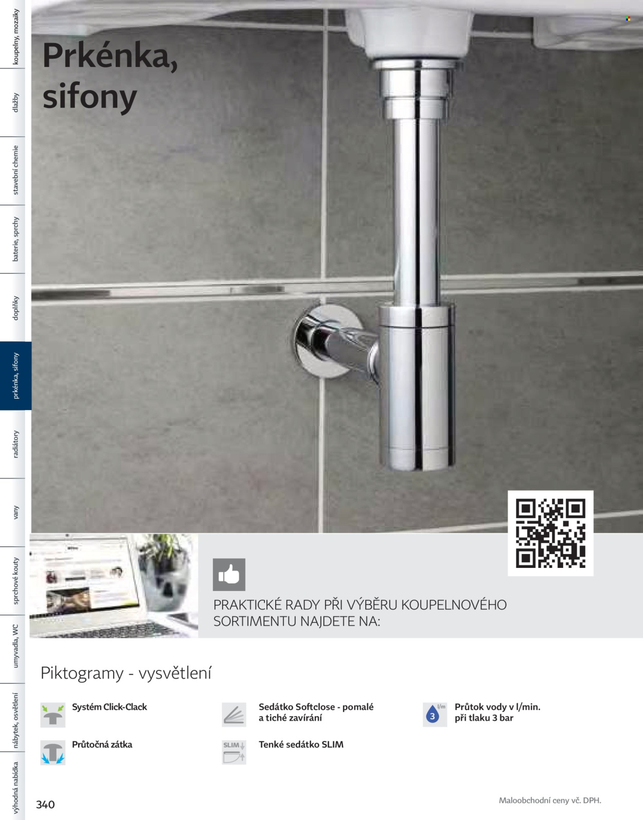 Leták SIKO KOUPELNY. Strana 340