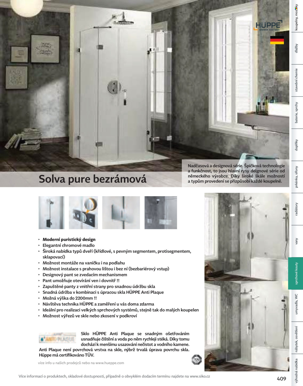 Leták SIKO KOUPELNY. Strana 411