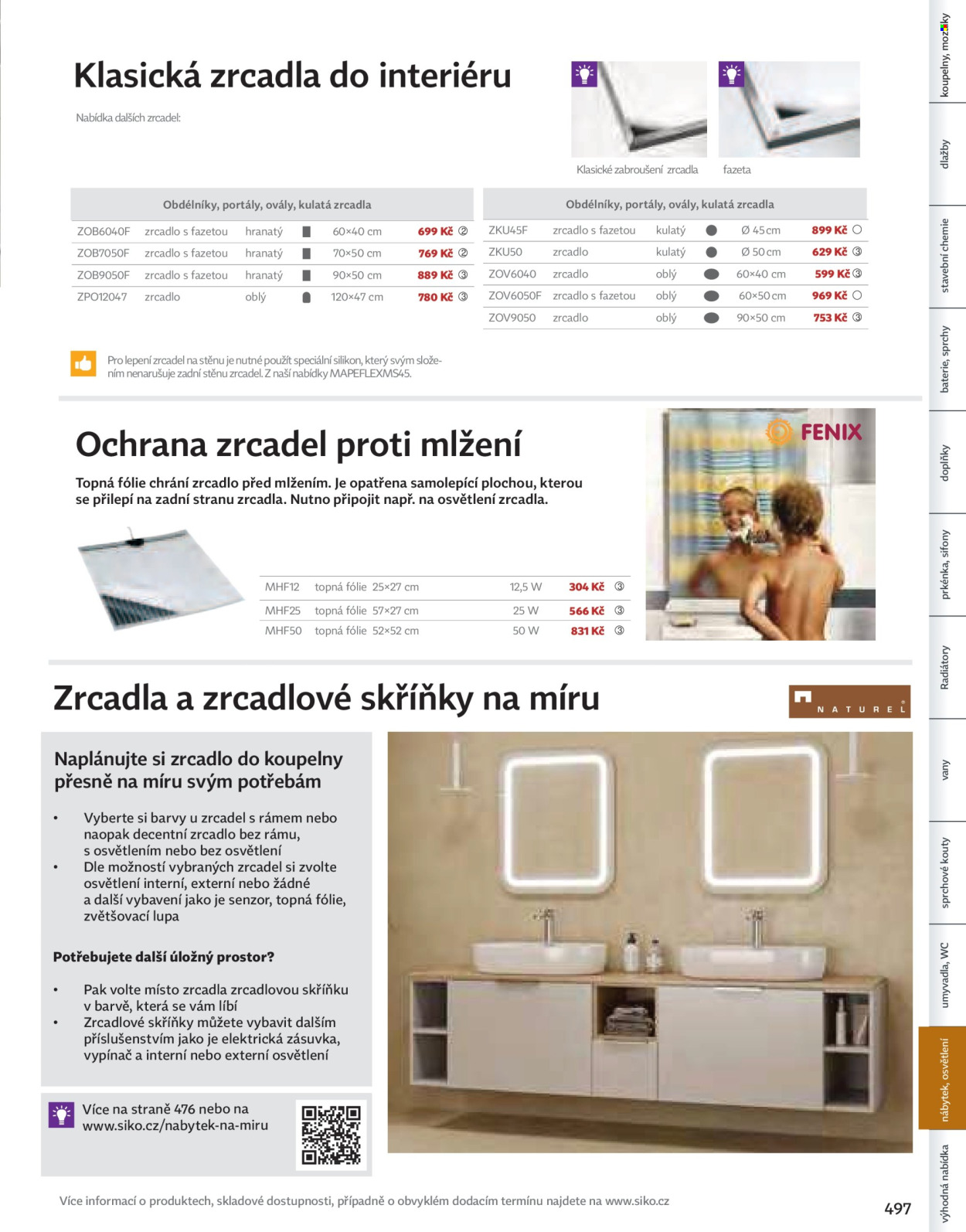 Leták SIKO KOUPELNY. Strana 501