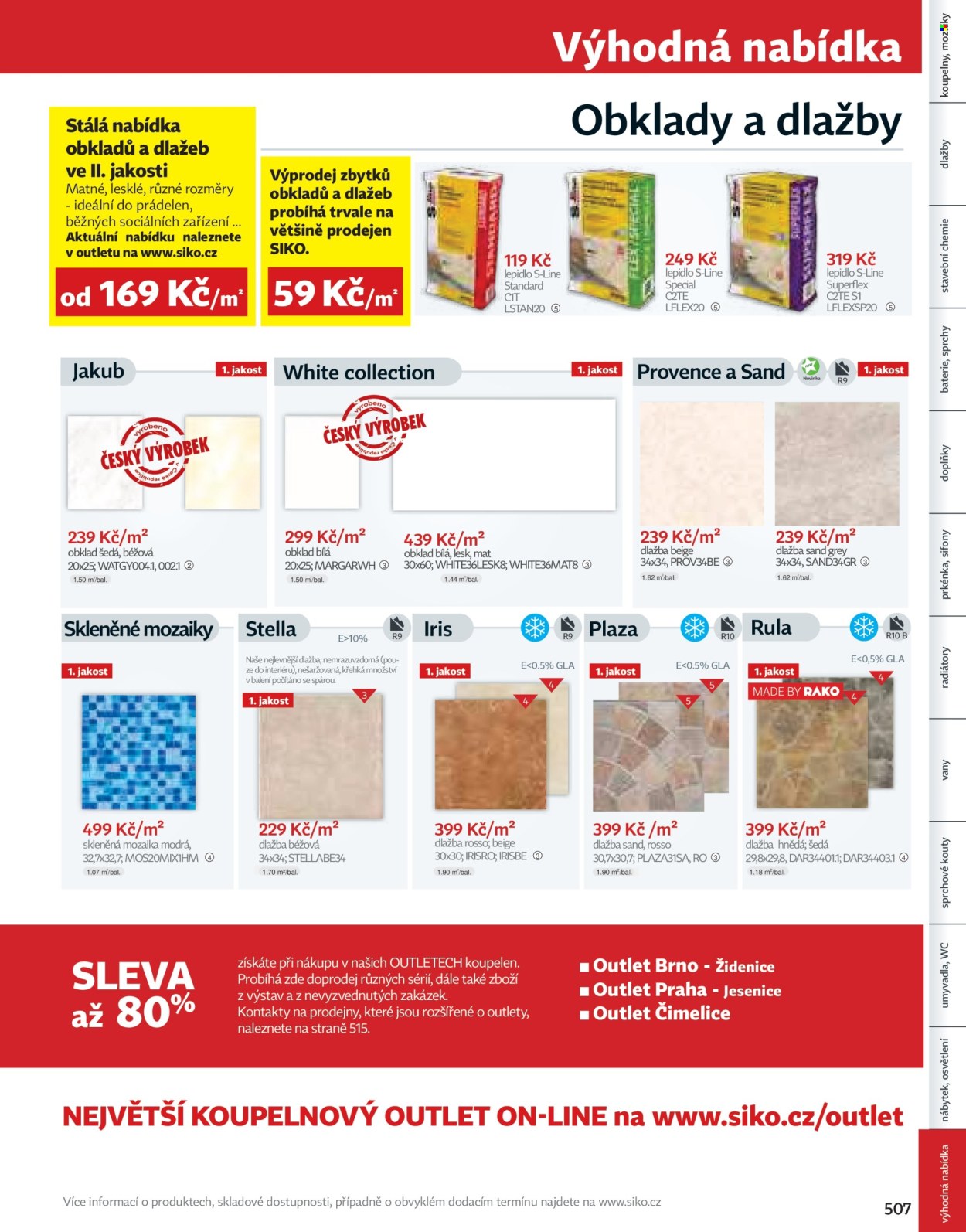 Leták SIKO KOUPELNY. Strana 513