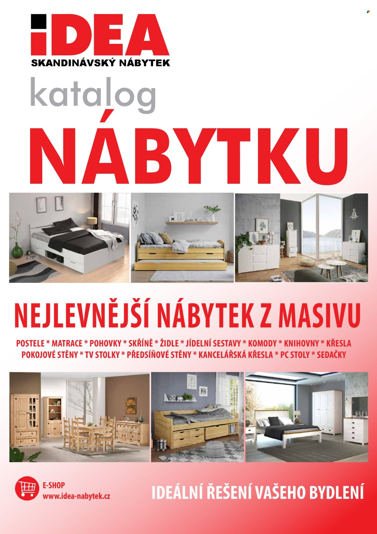 Leták IDEA nábytek. 