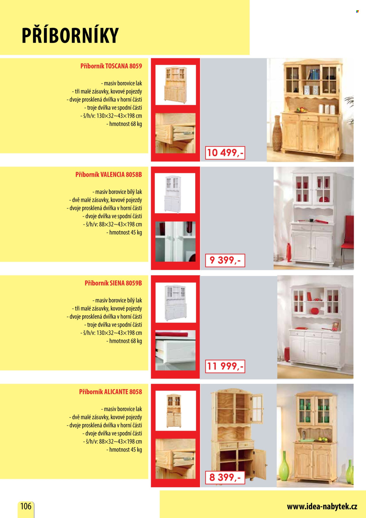 Leták IDEA nábytek. 