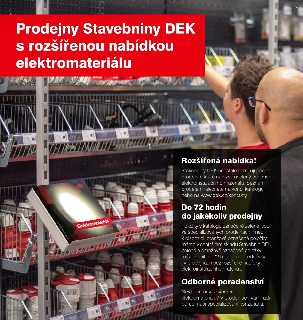 Leták DEK. 