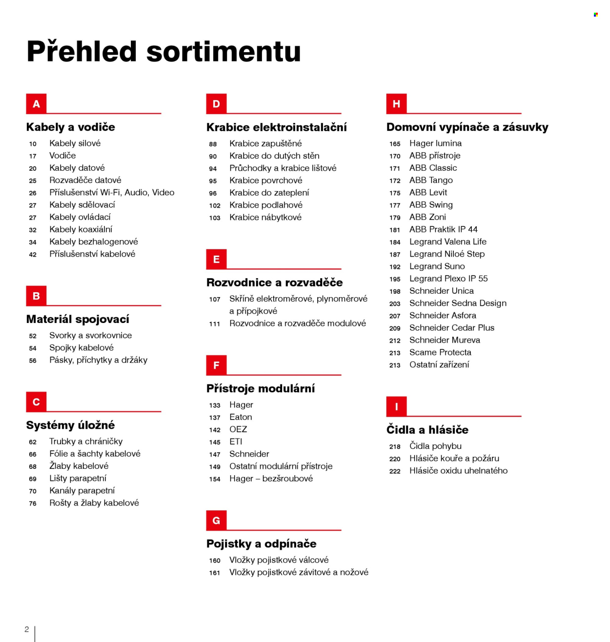 Leták DEK. 
