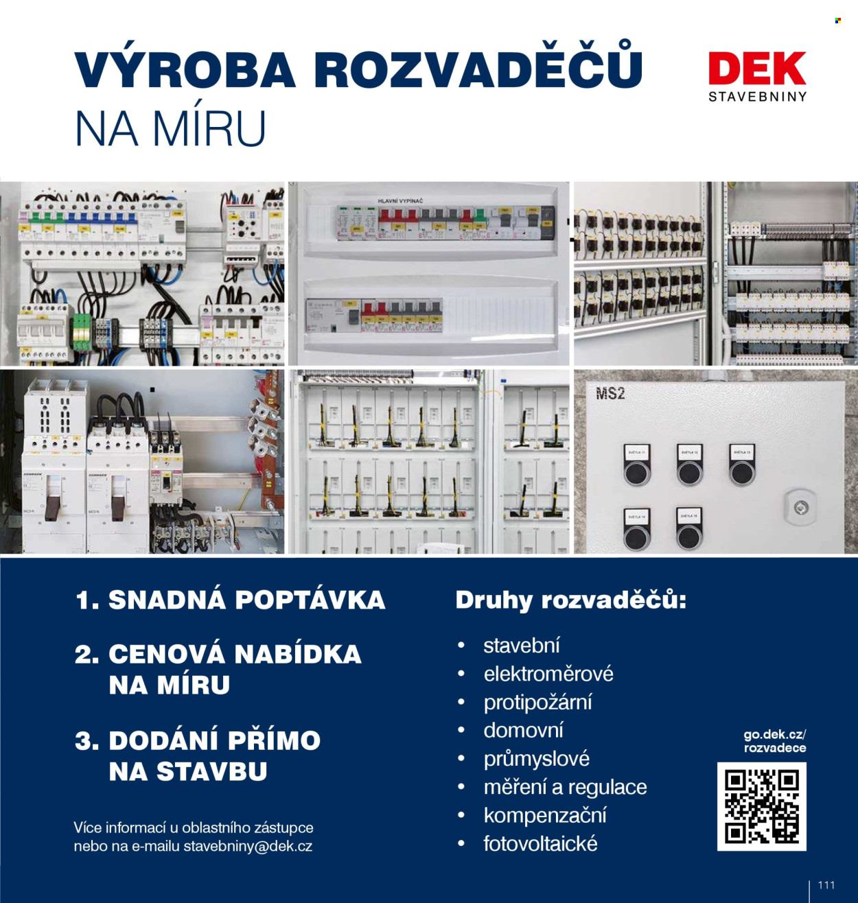 Leták DEK. 