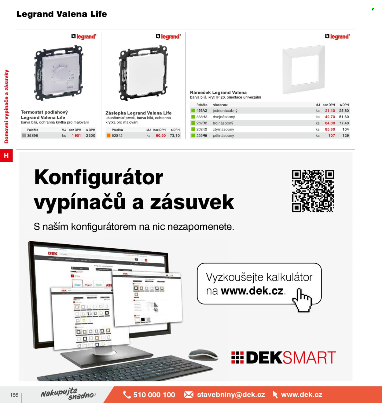 Leták DEK. 