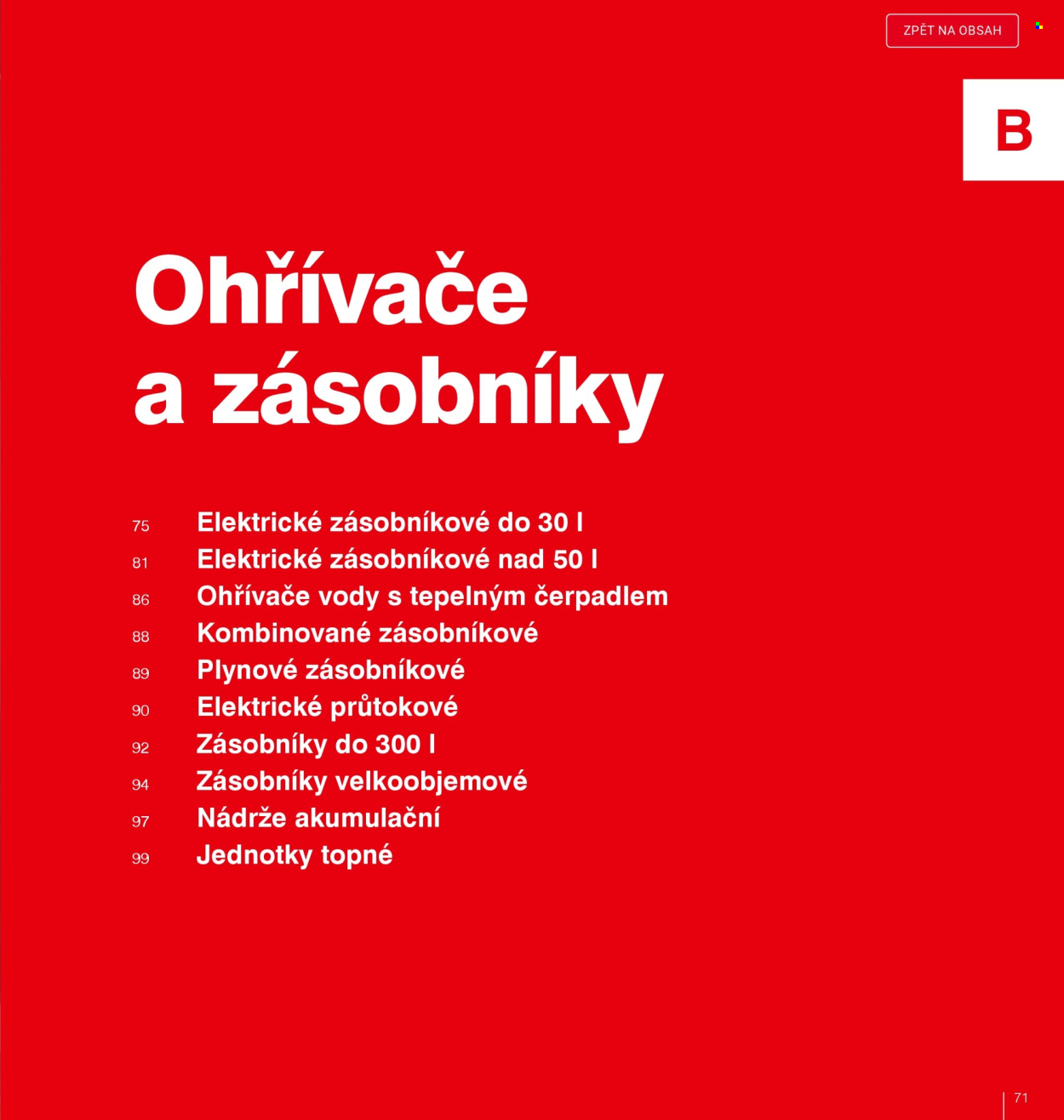 Leták DEK. 