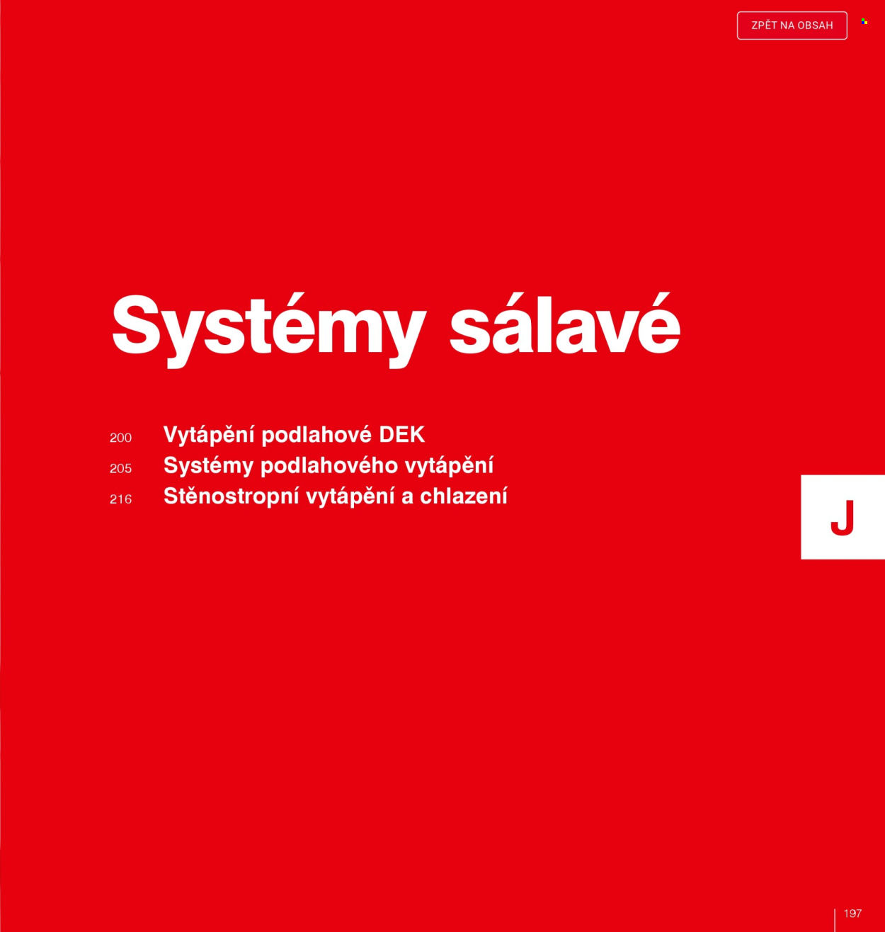 Leták DEK. 
