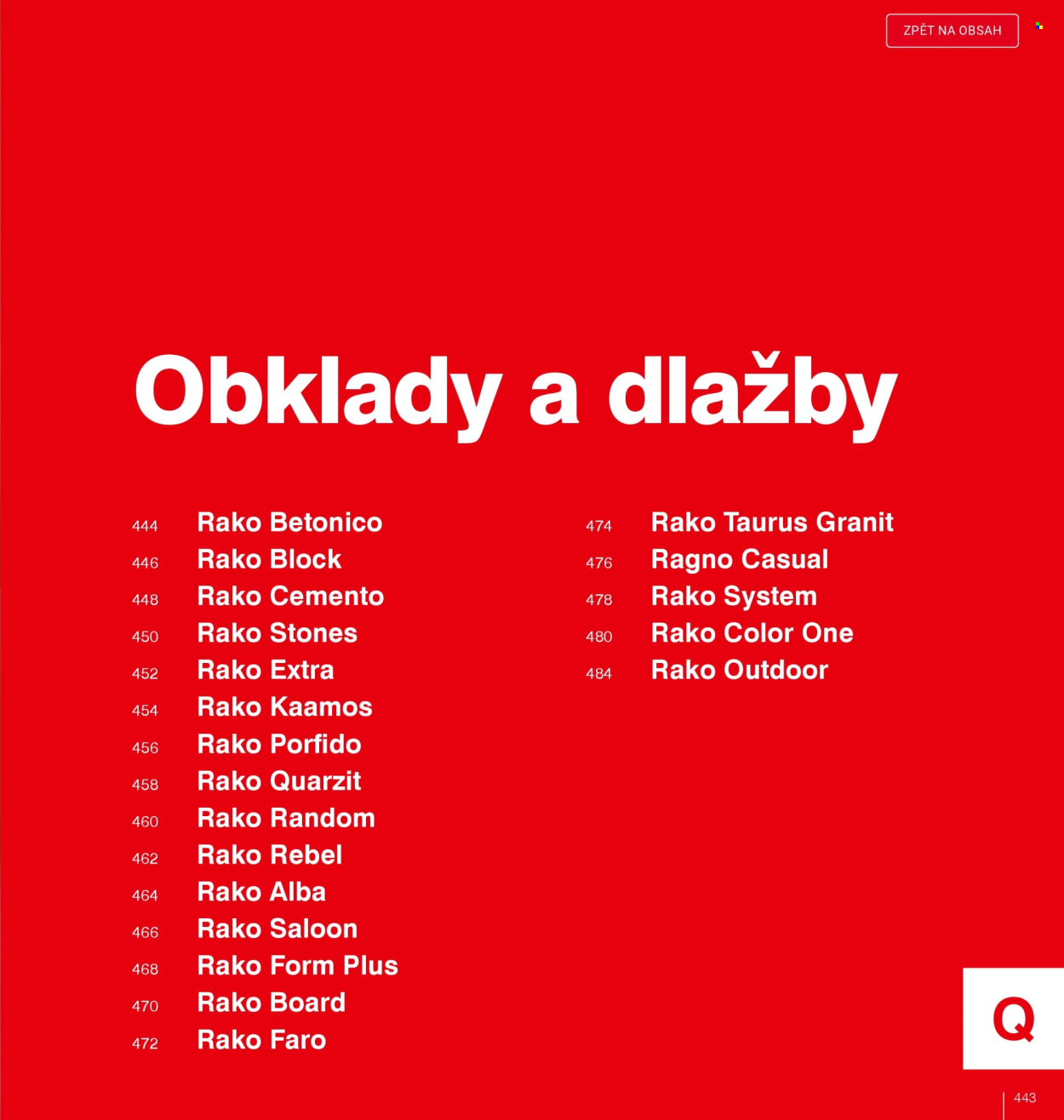 Leták DEK. 