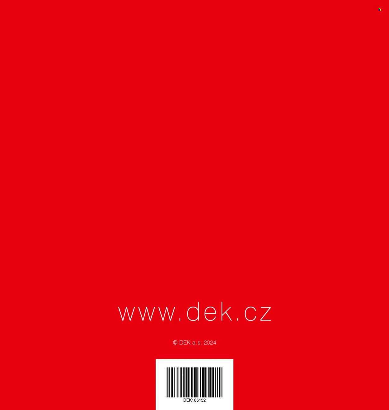 Leták DEK. 