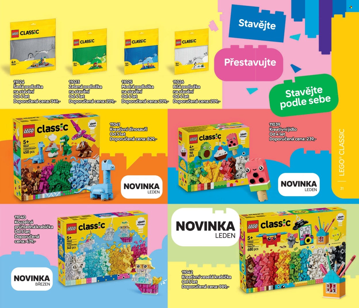 Leták LEGO - 1. 1. 2025 - 30. 6. 2025. 