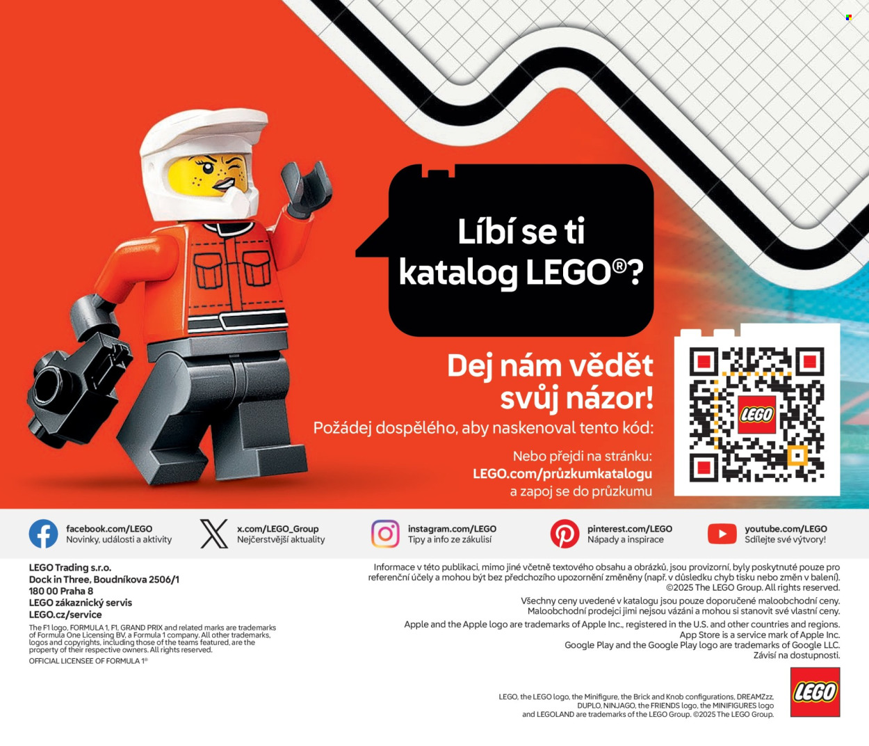 Leták LEGO - 1. 1. 2025 - 30. 6. 2025. 