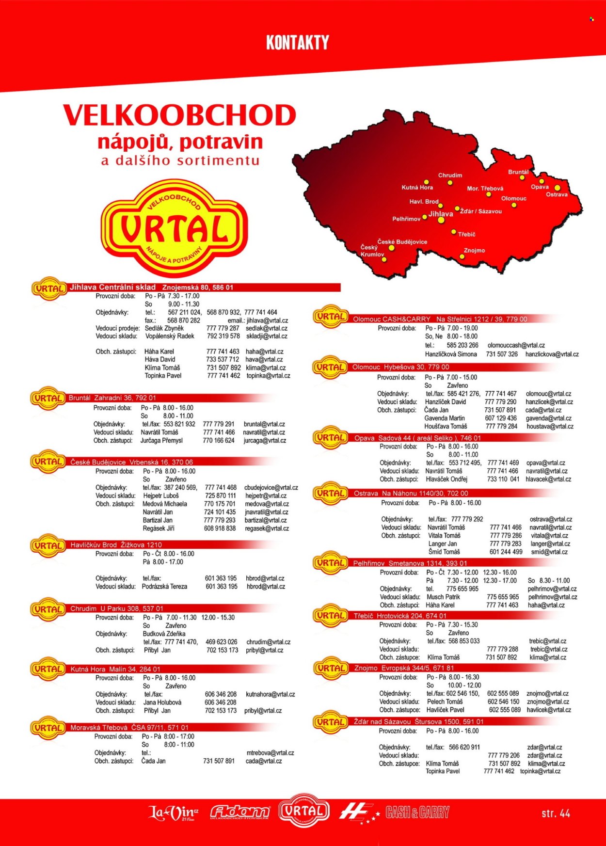 Leták Vrtal. 