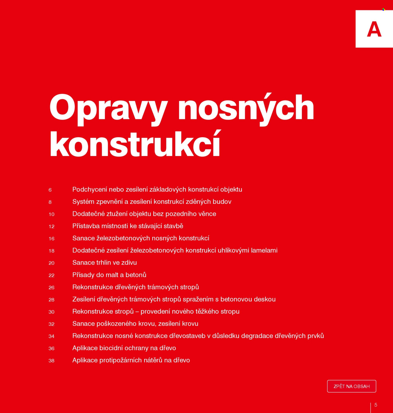 Leták DEK. 