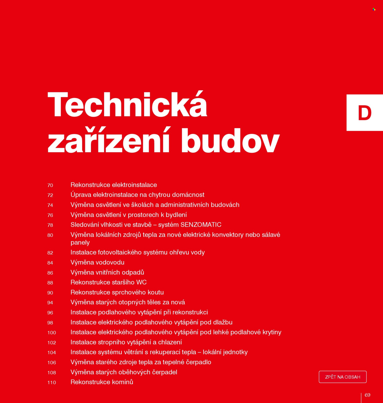 Leták DEK. 