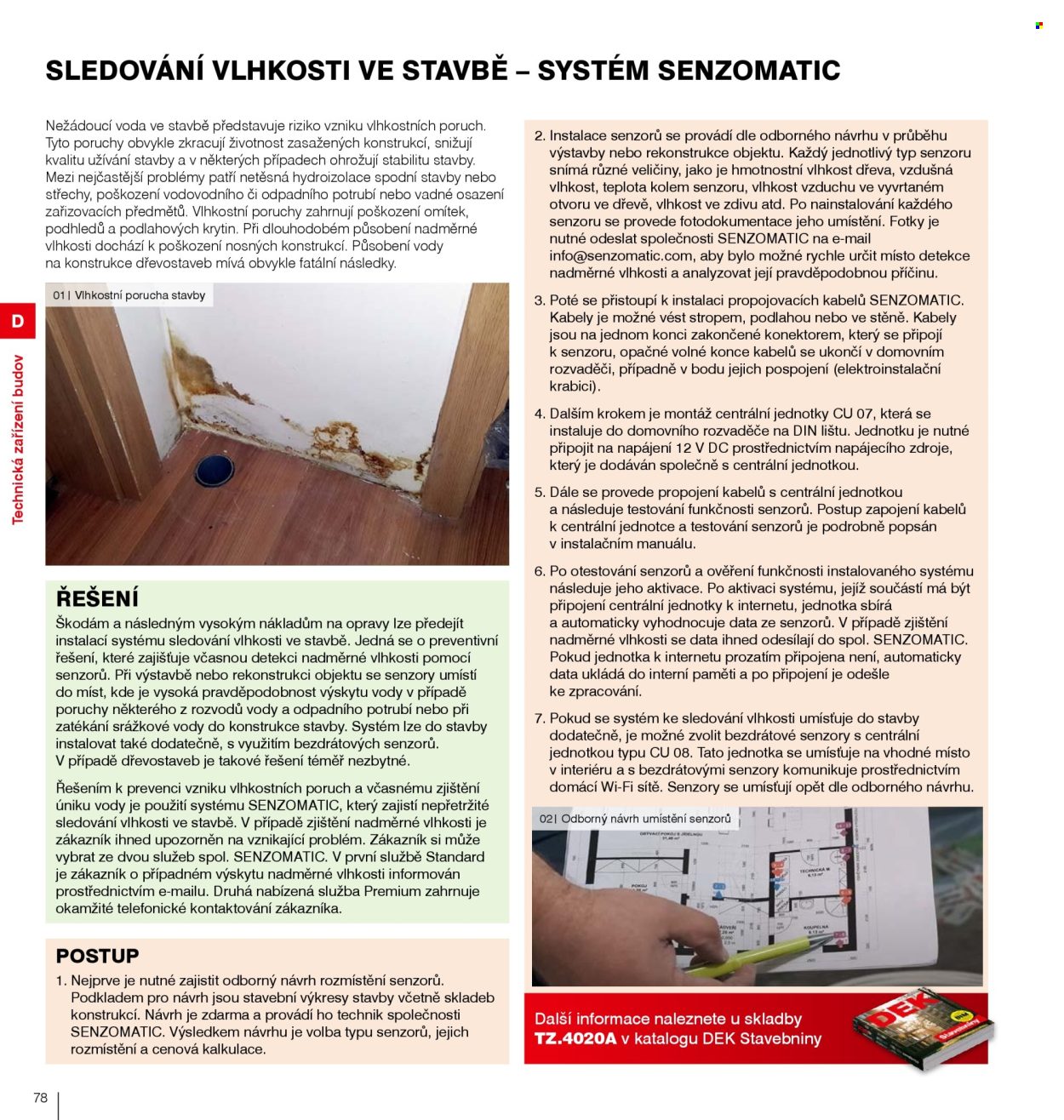 Leták DEK. 