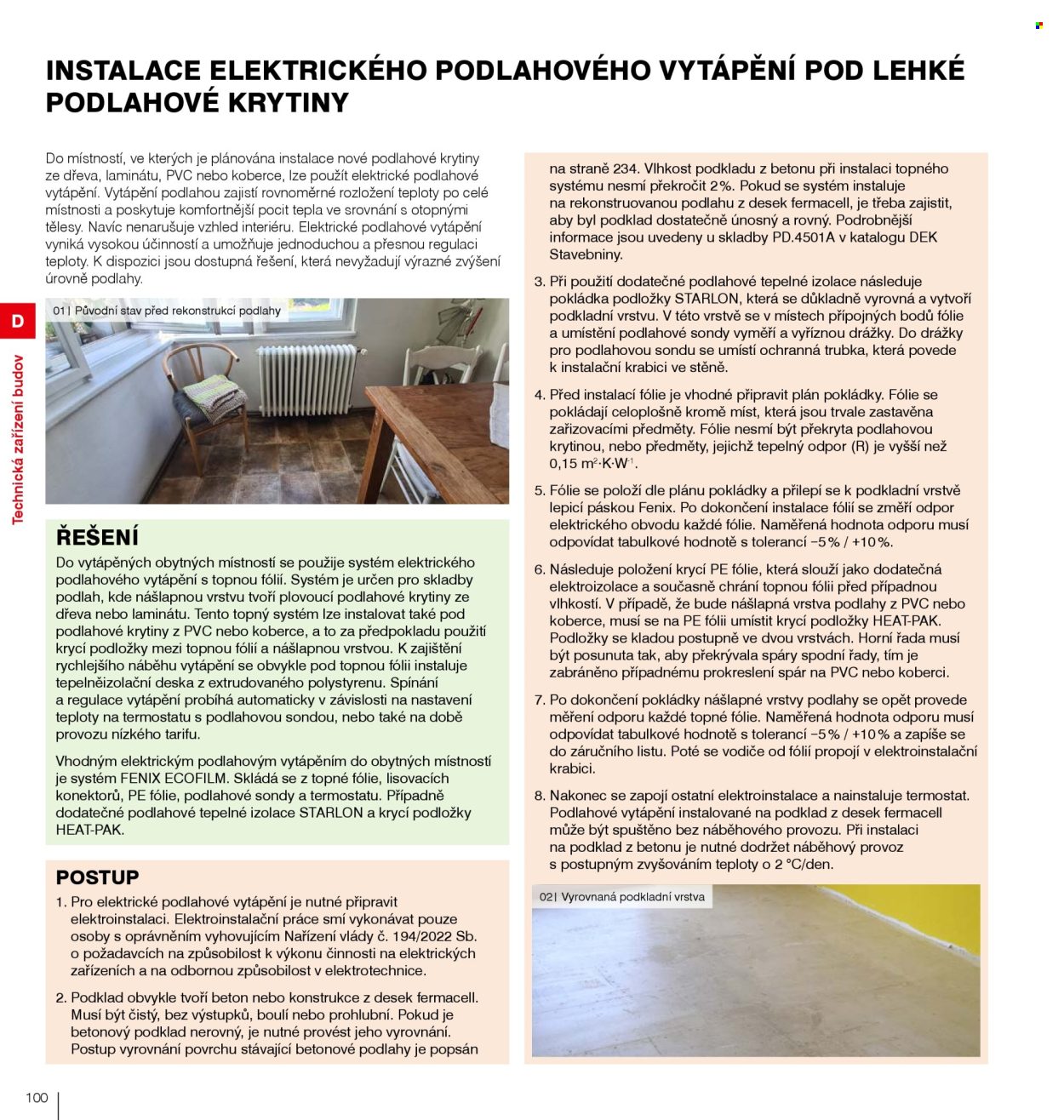Leták DEK. 