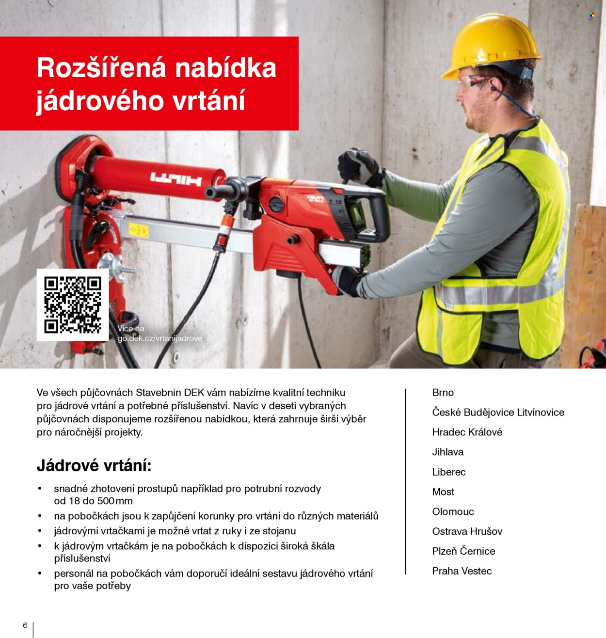 Leták DEK. 