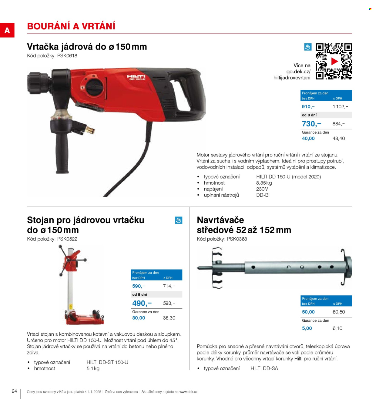 Leták DEK. 