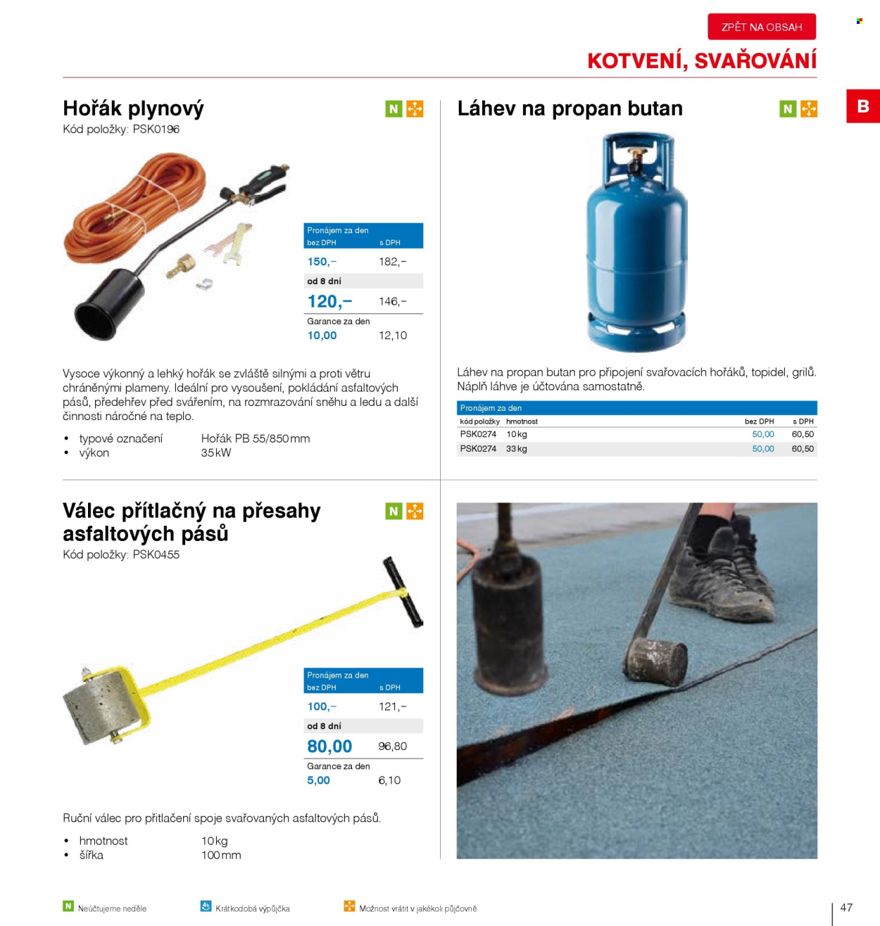 Leták DEK. 