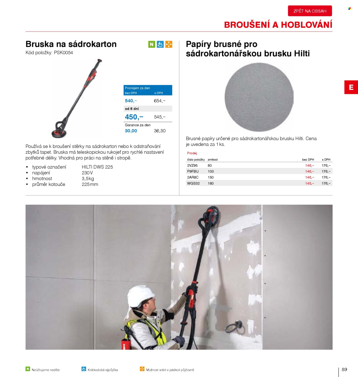 Leták DEK. 