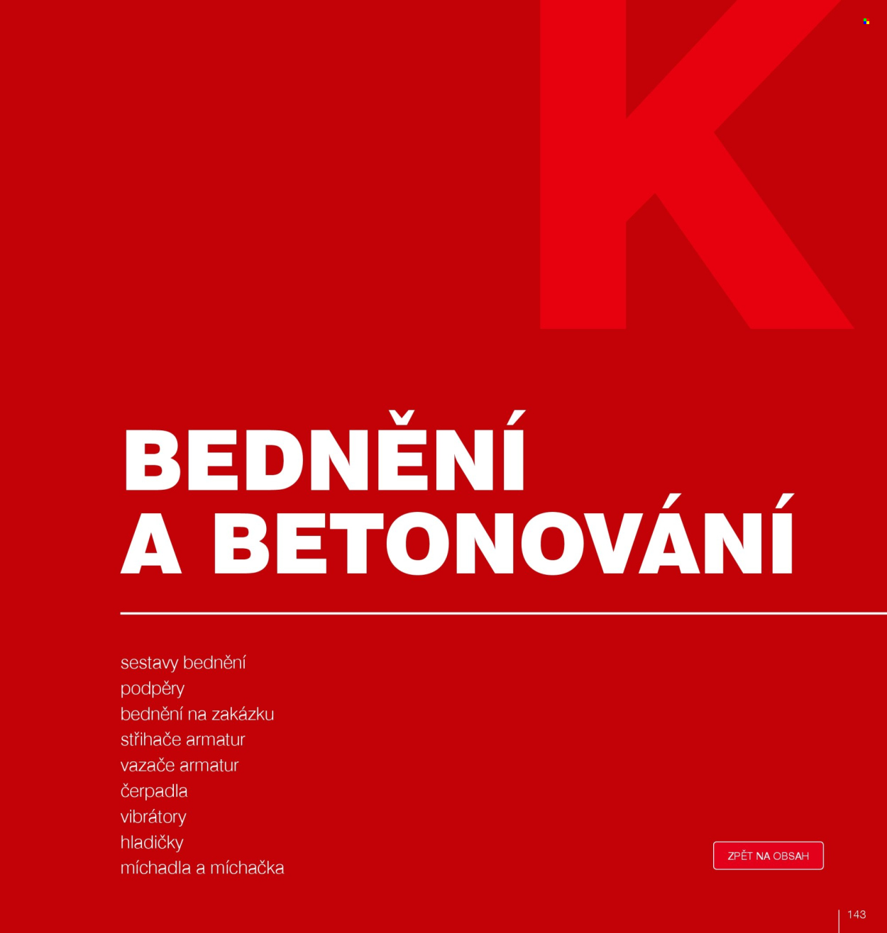 Leták DEK. 