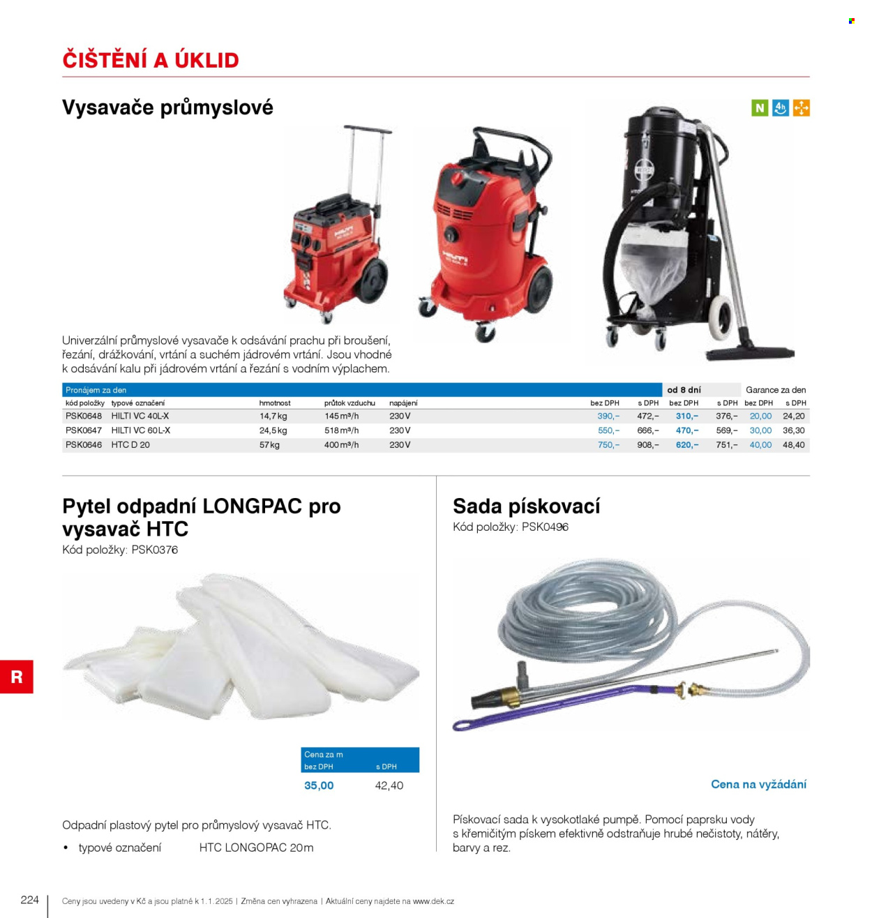 Leták DEK. 