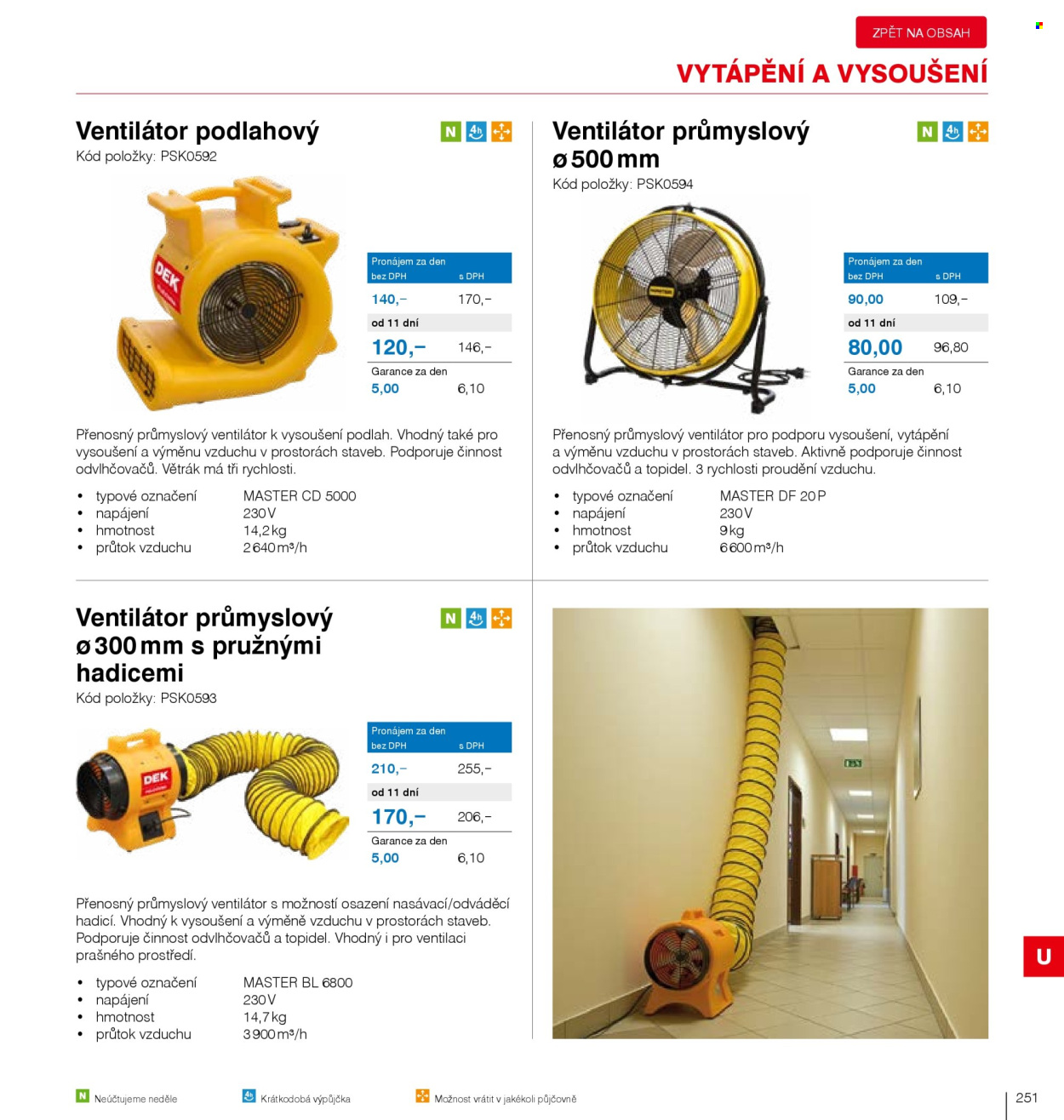 Leták DEK. 