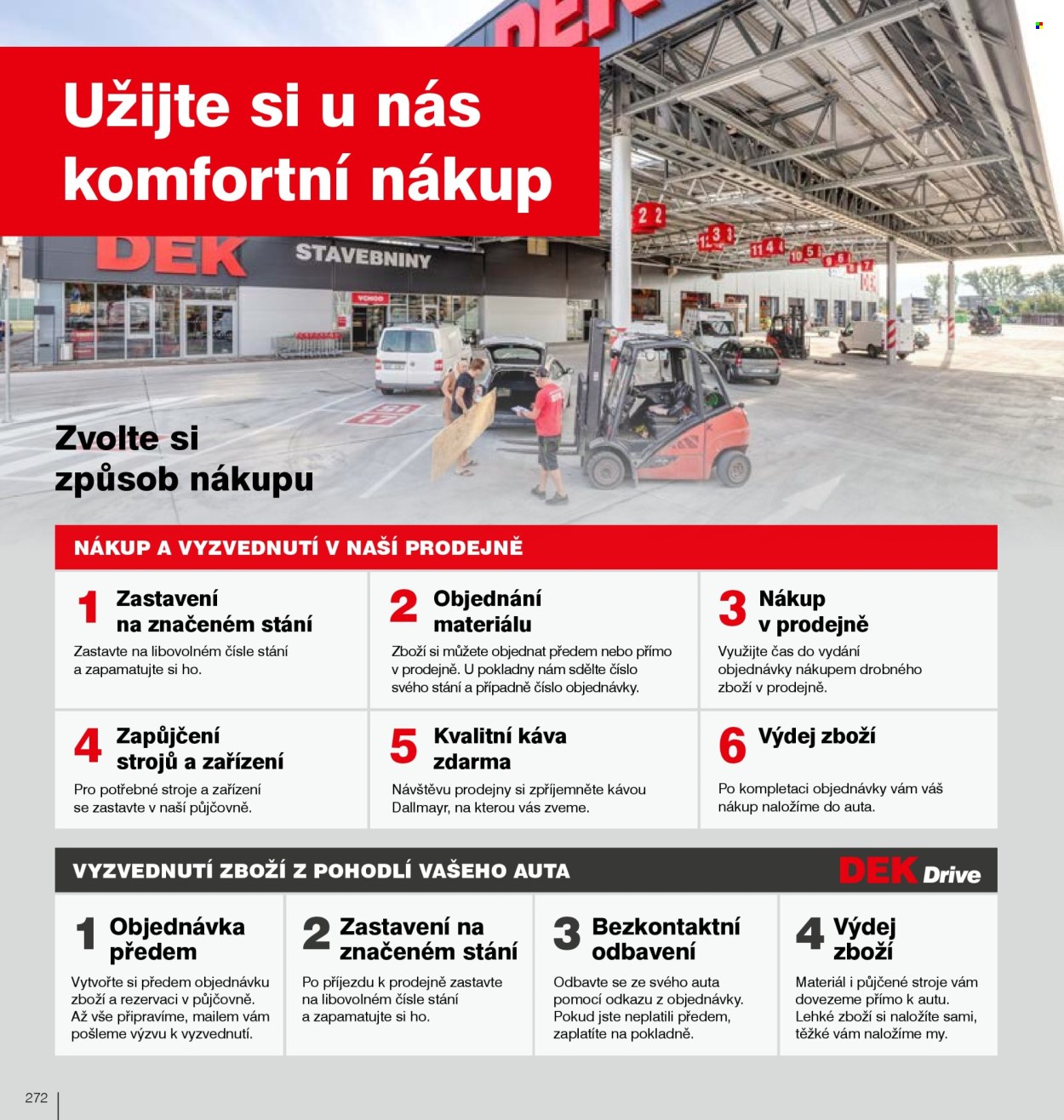 Leták DEK. 
