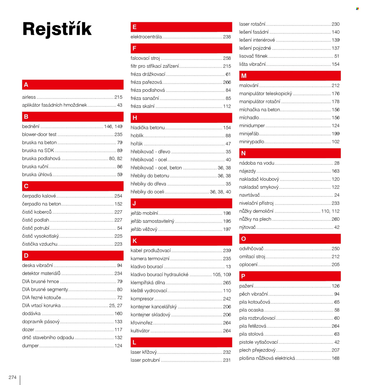 Leták DEK. 