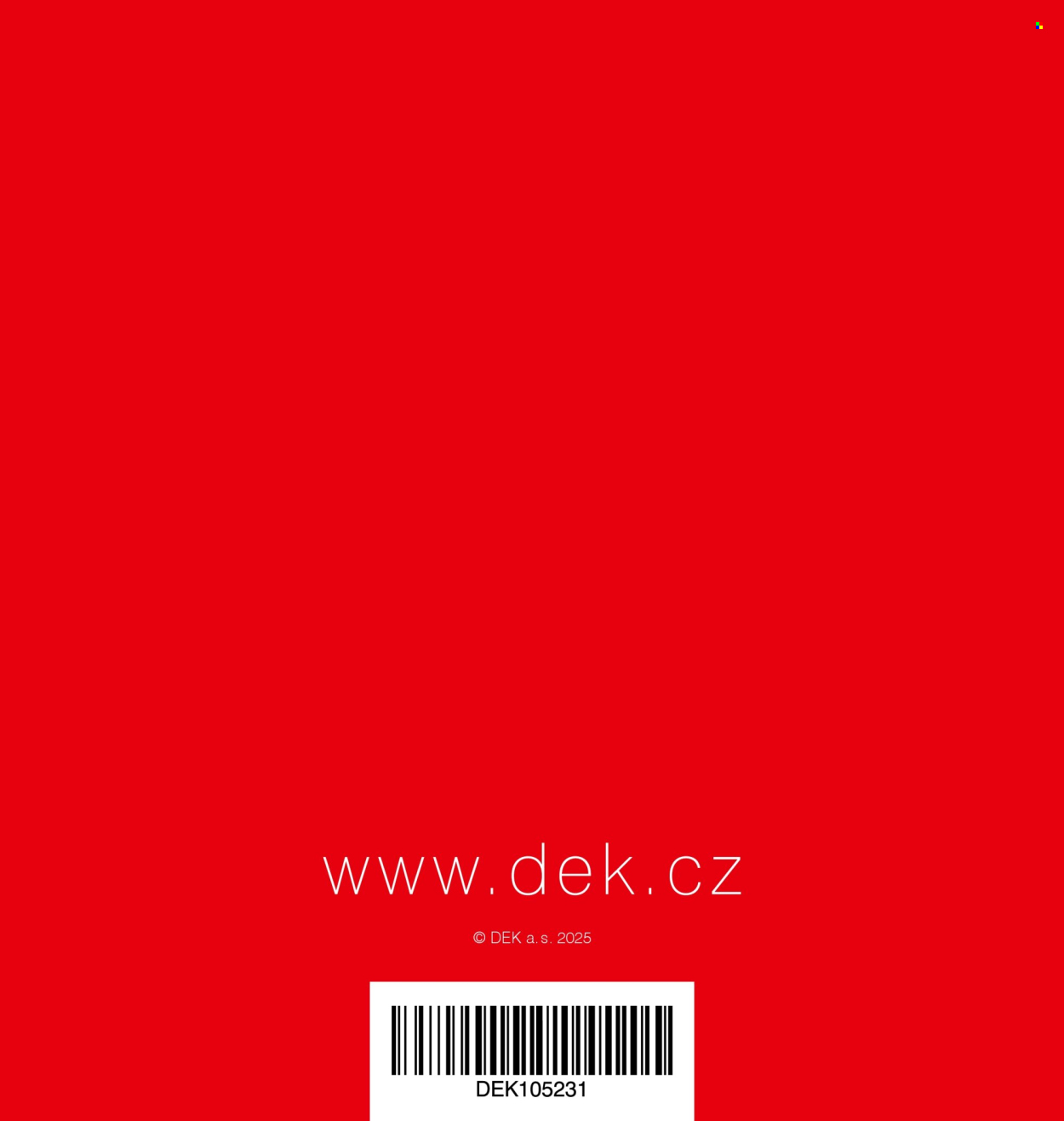 Leták DEK. 