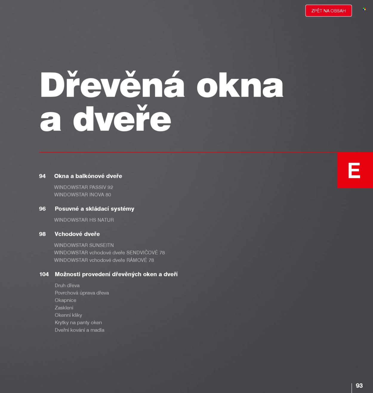 Leták DEK. 