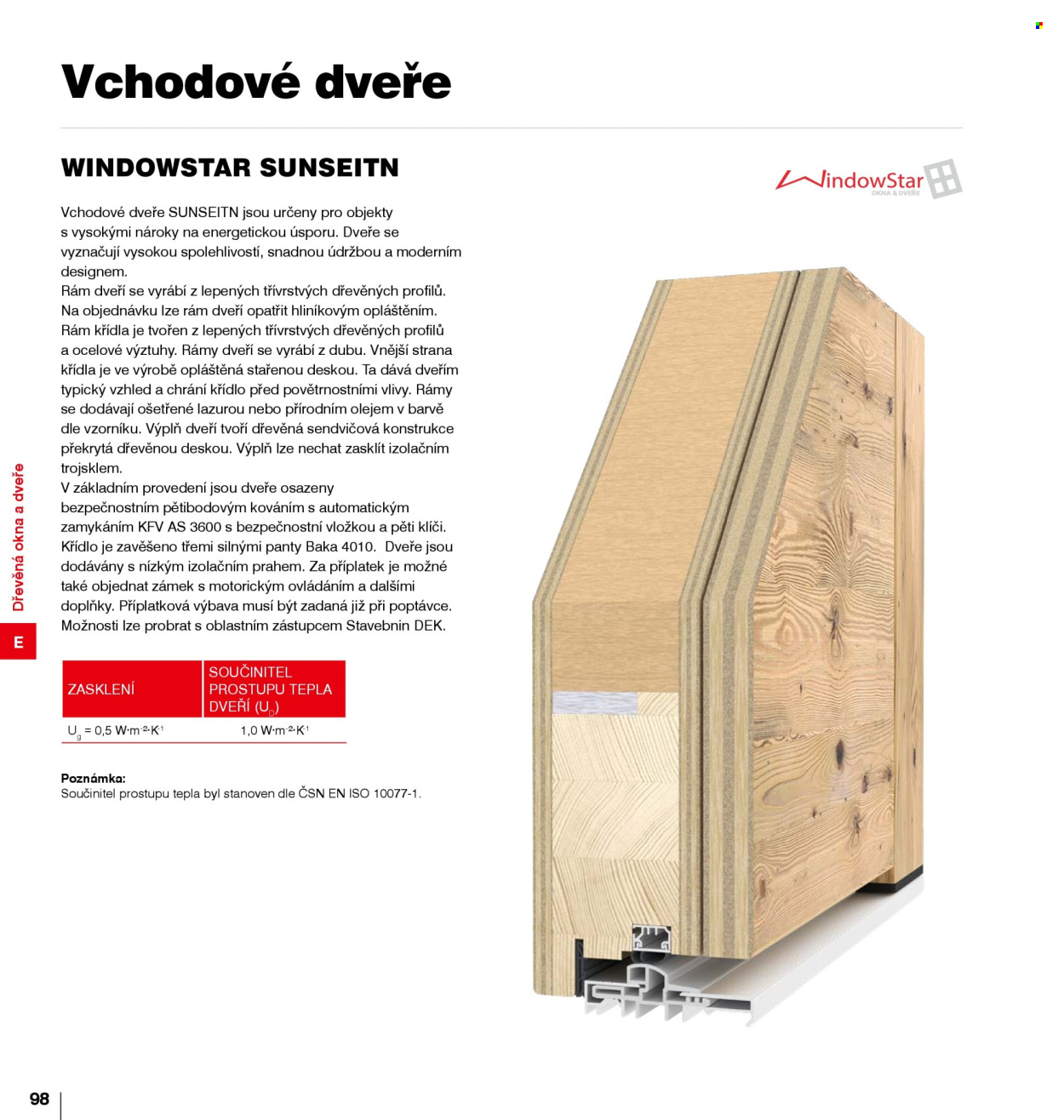 Leták DEK. 