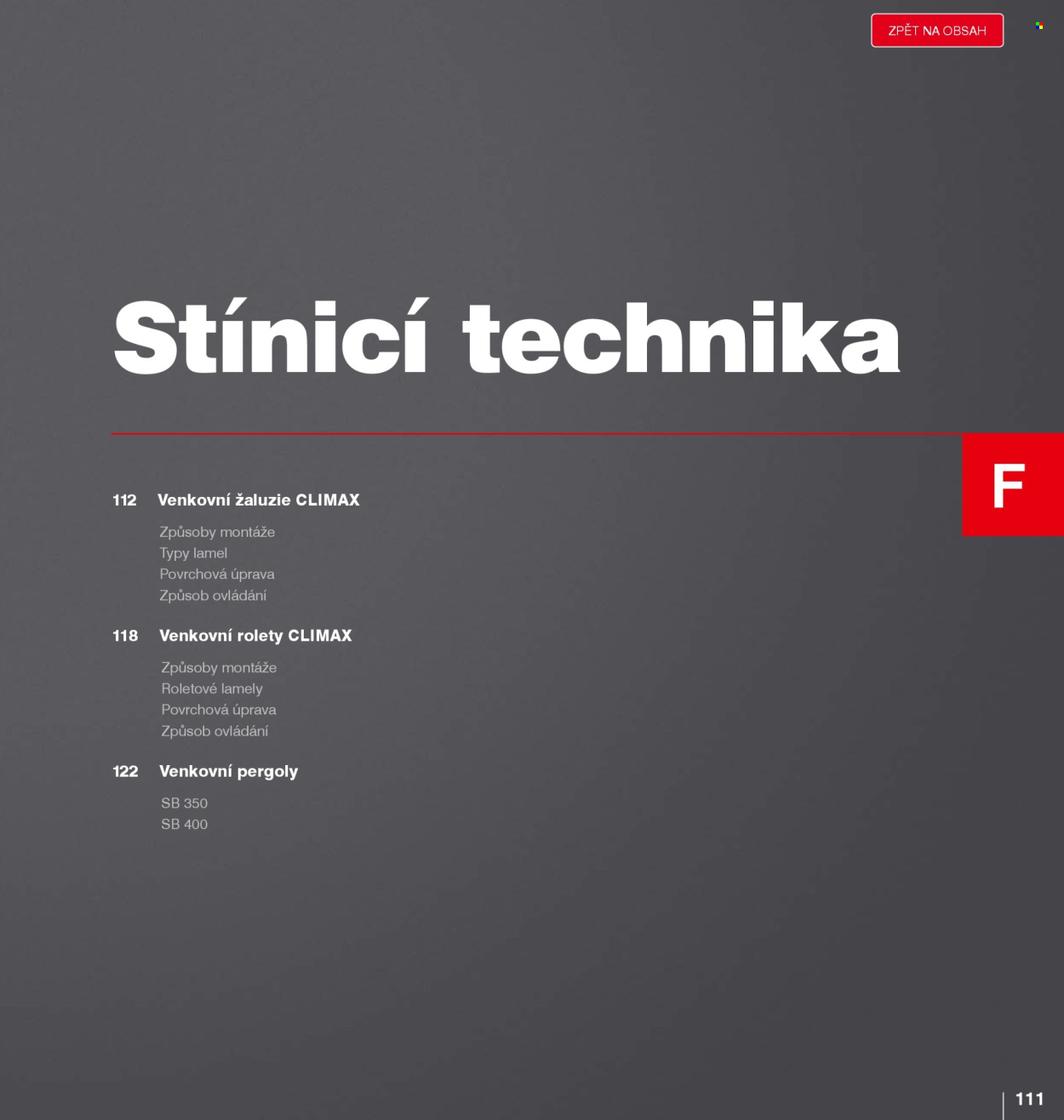 Leták DEK. 
