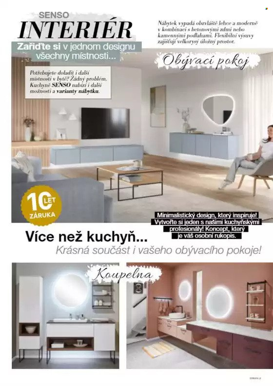 Leták SCONTO NÁBYTEK. 