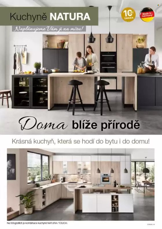 Leták SCONTO NÁBYTEK. 