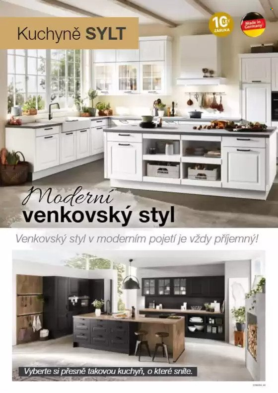 Leták SCONTO NÁBYTEK. 