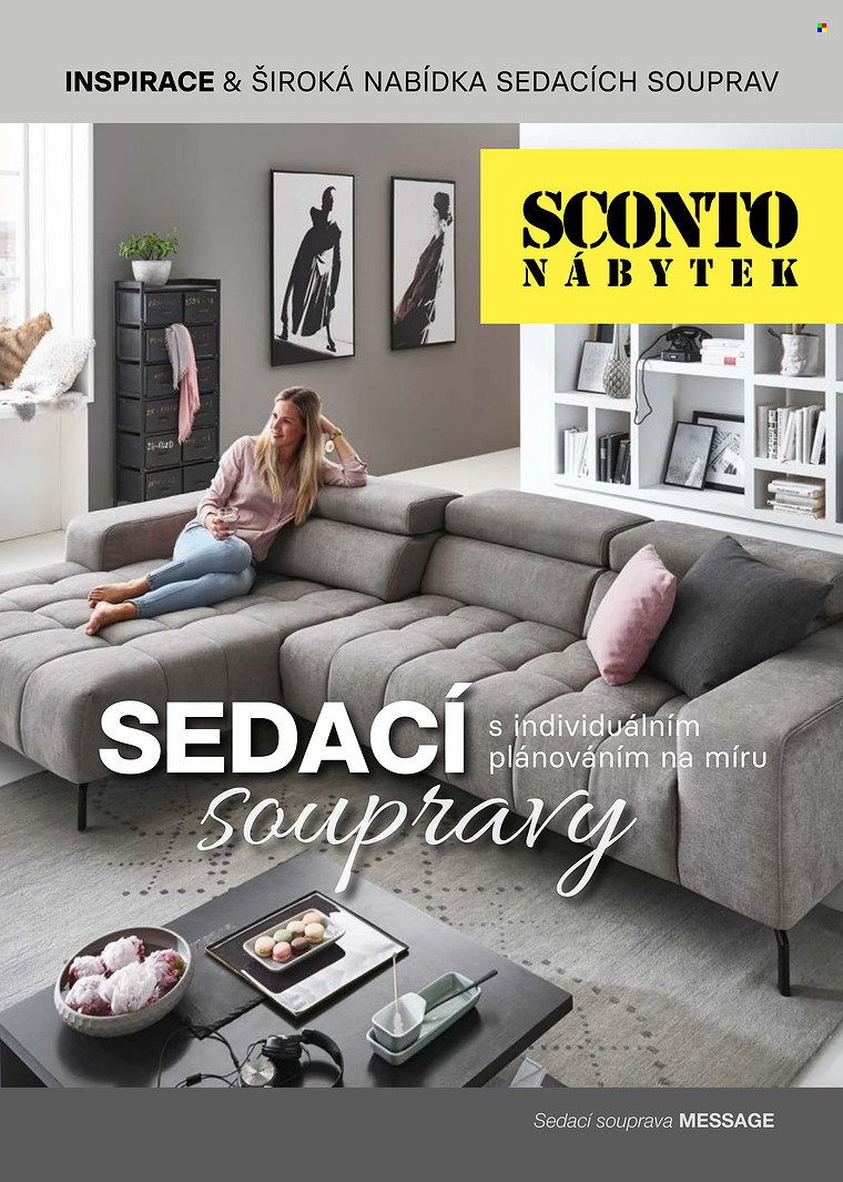 Leták SCONTO NÁBYTEK. 