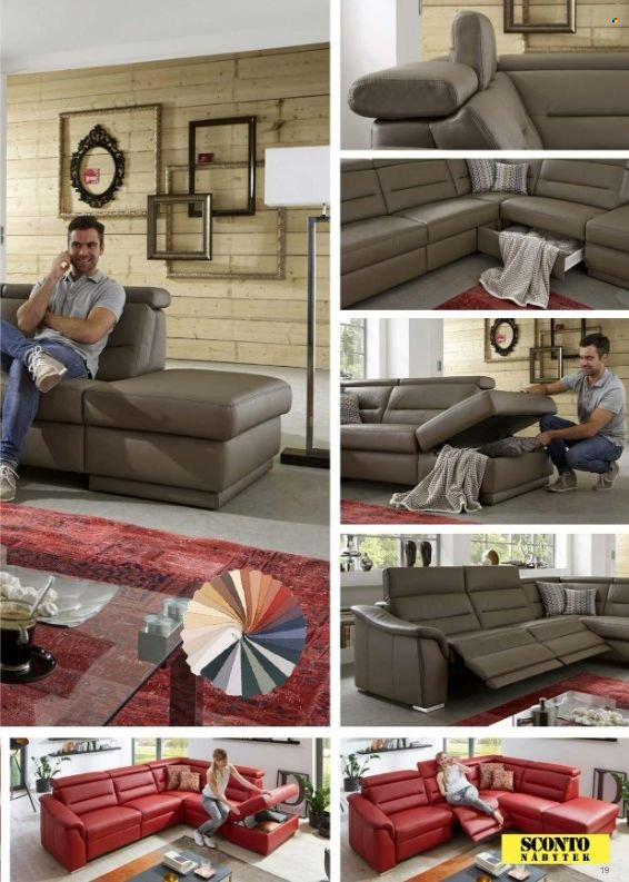 Leták SCONTO NÁBYTEK. 