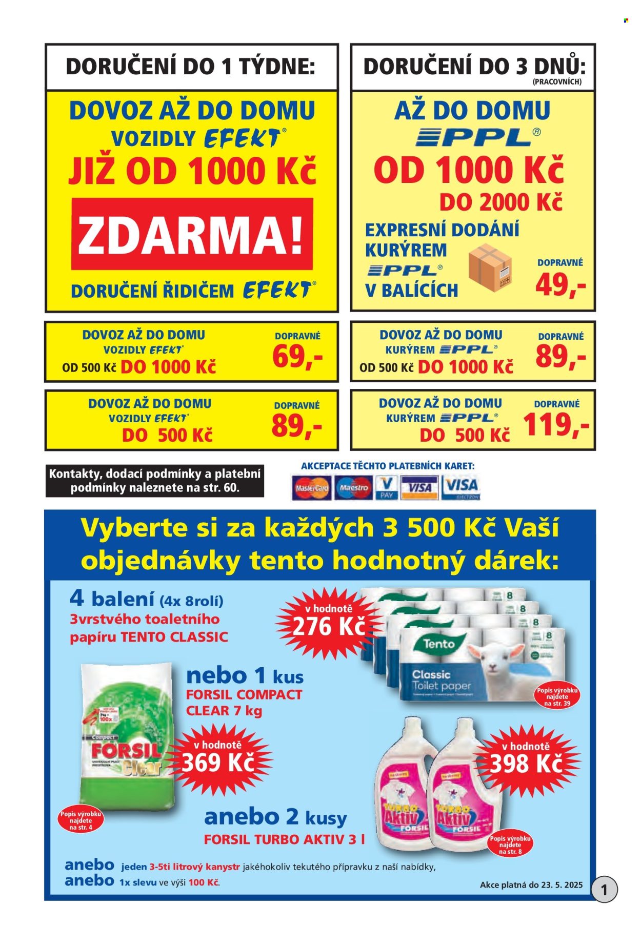 Leták Efekt - 1. 2. 2025 - 23. 5. 2025. 
