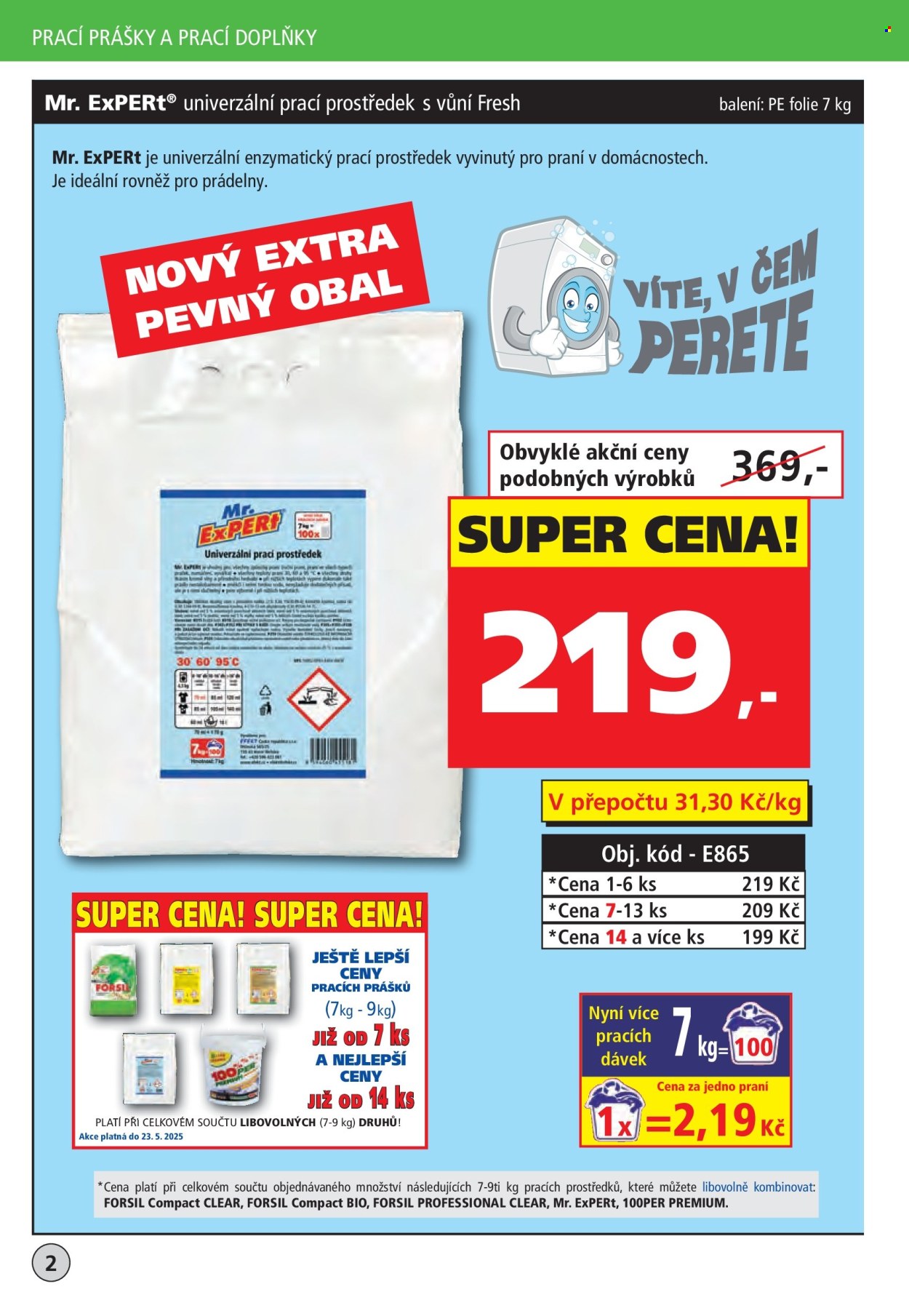 Leták Efekt - 1. 2. 2025 - 23. 5. 2025. 