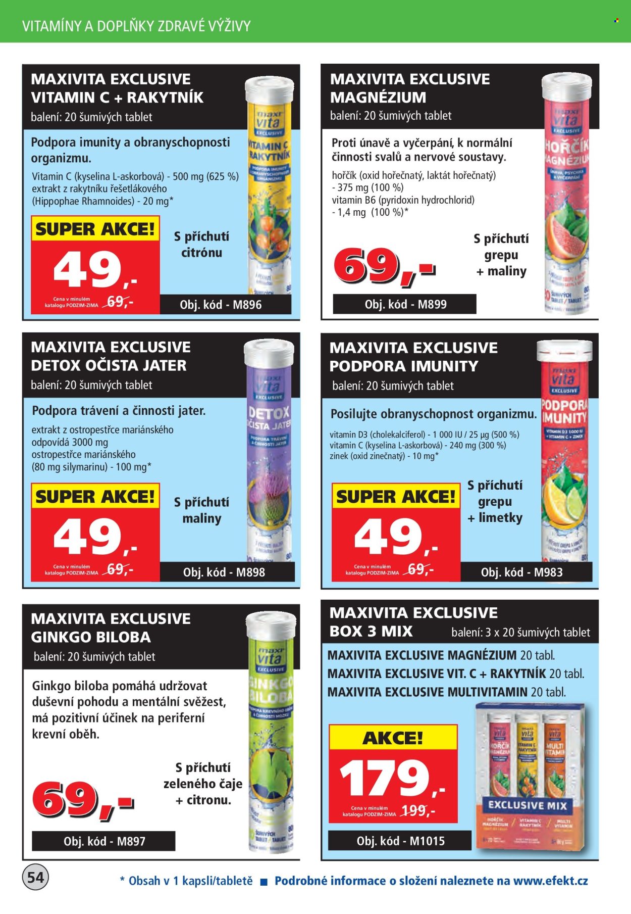 Leták Efekt - 1. 2. 2025 - 23. 5. 2025. 