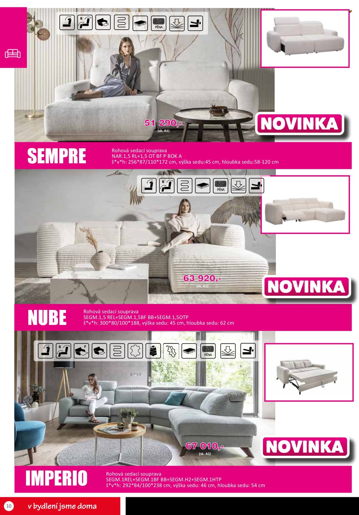 Leták Nábytek Jamall. 