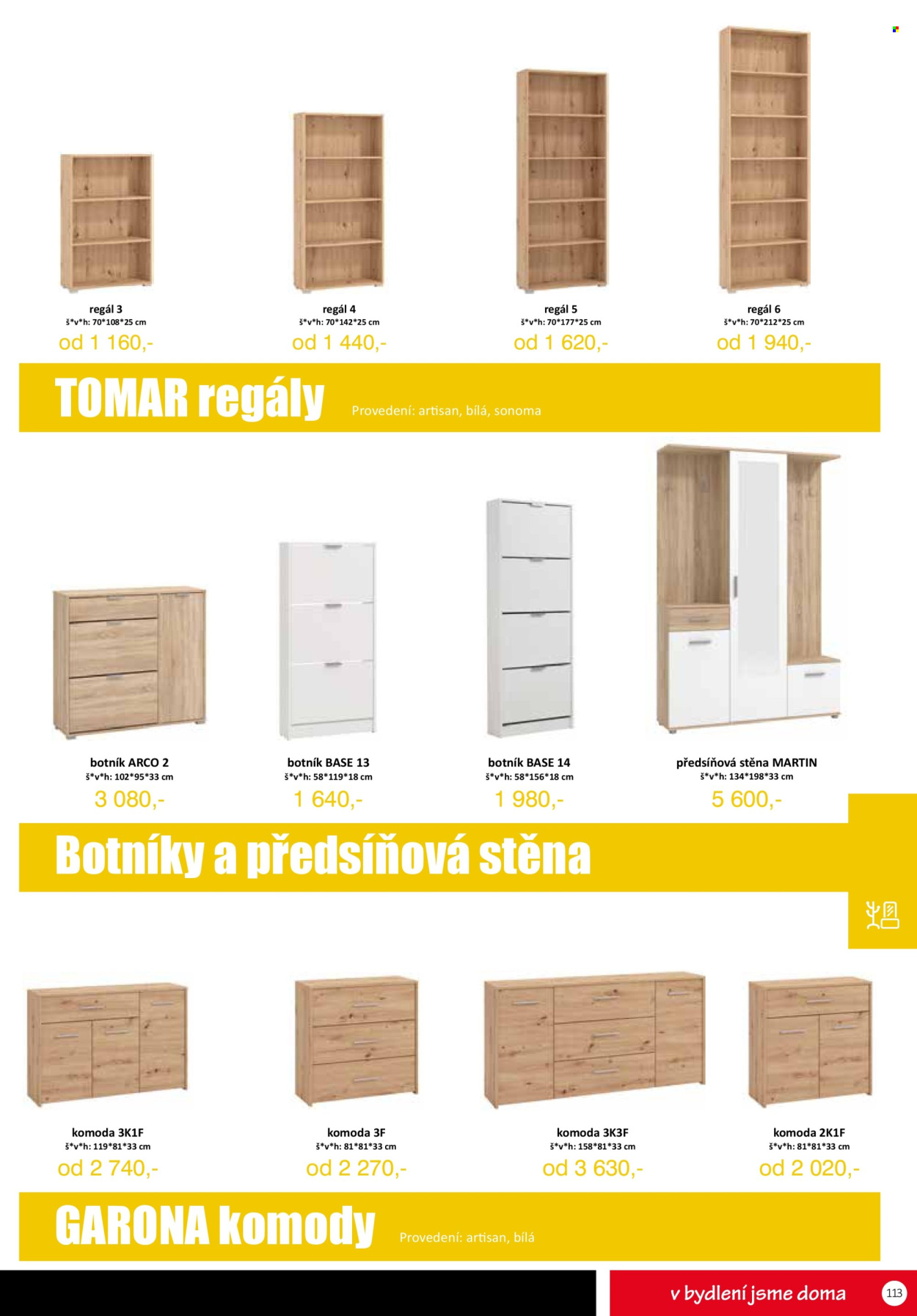 Leták Nábytek Jamall. 