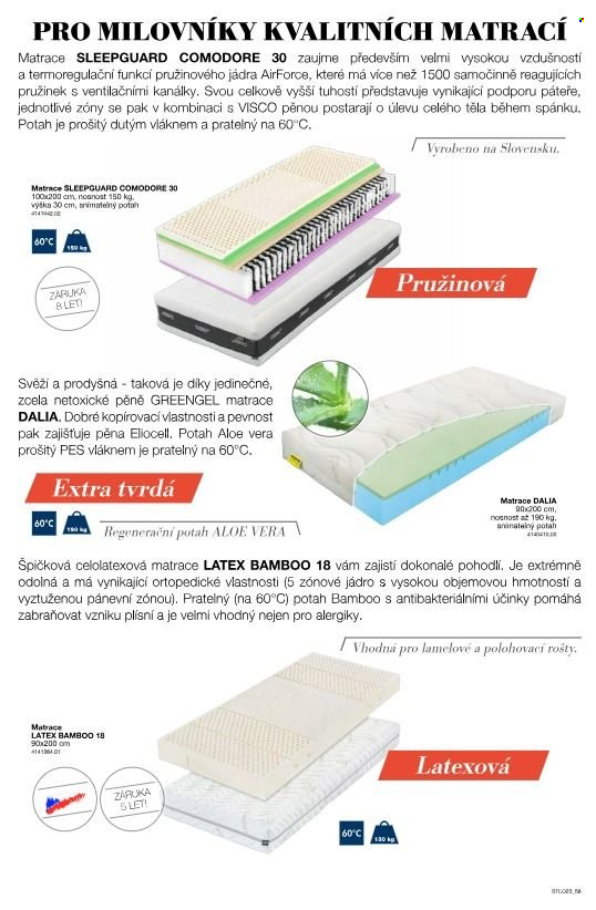 Leták SCONTO NÁBYTEK. 