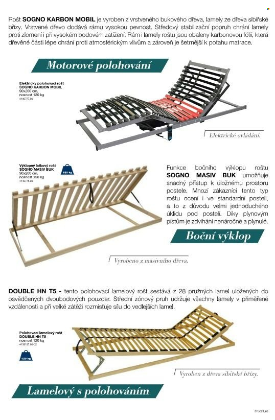 Leták SCONTO NÁBYTEK. 