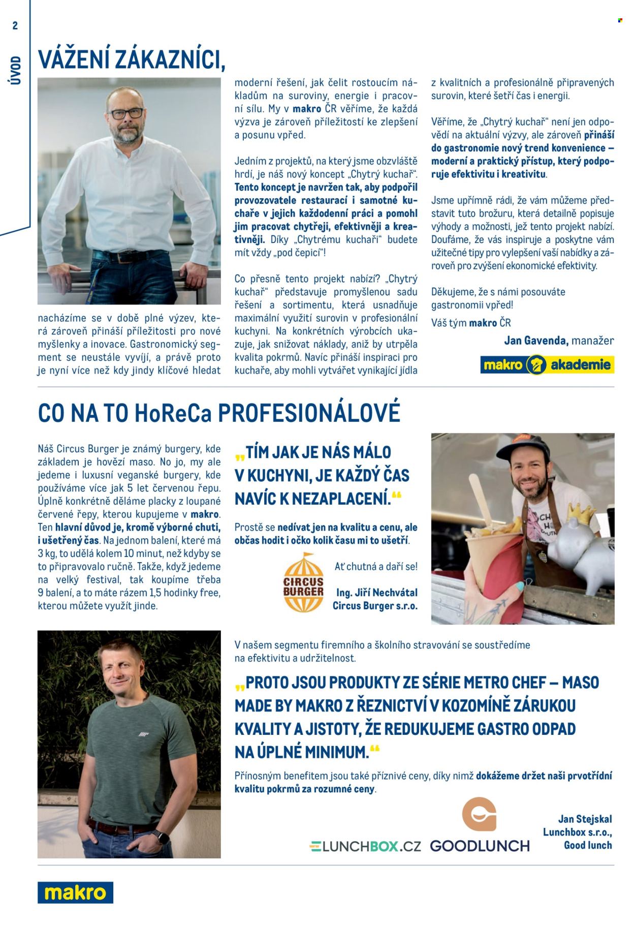 Leták MAKRO. 