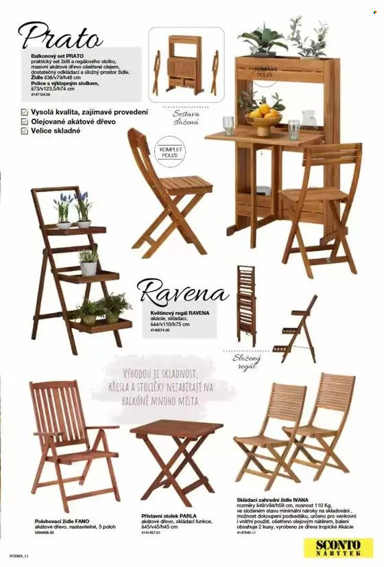 Leták SCONTO NÁBYTEK. 